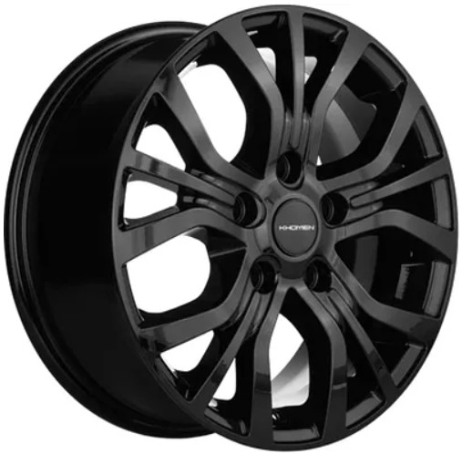 Khomen KHW1608 Black 5*108 6.5xR16 ET45 DIA60.1